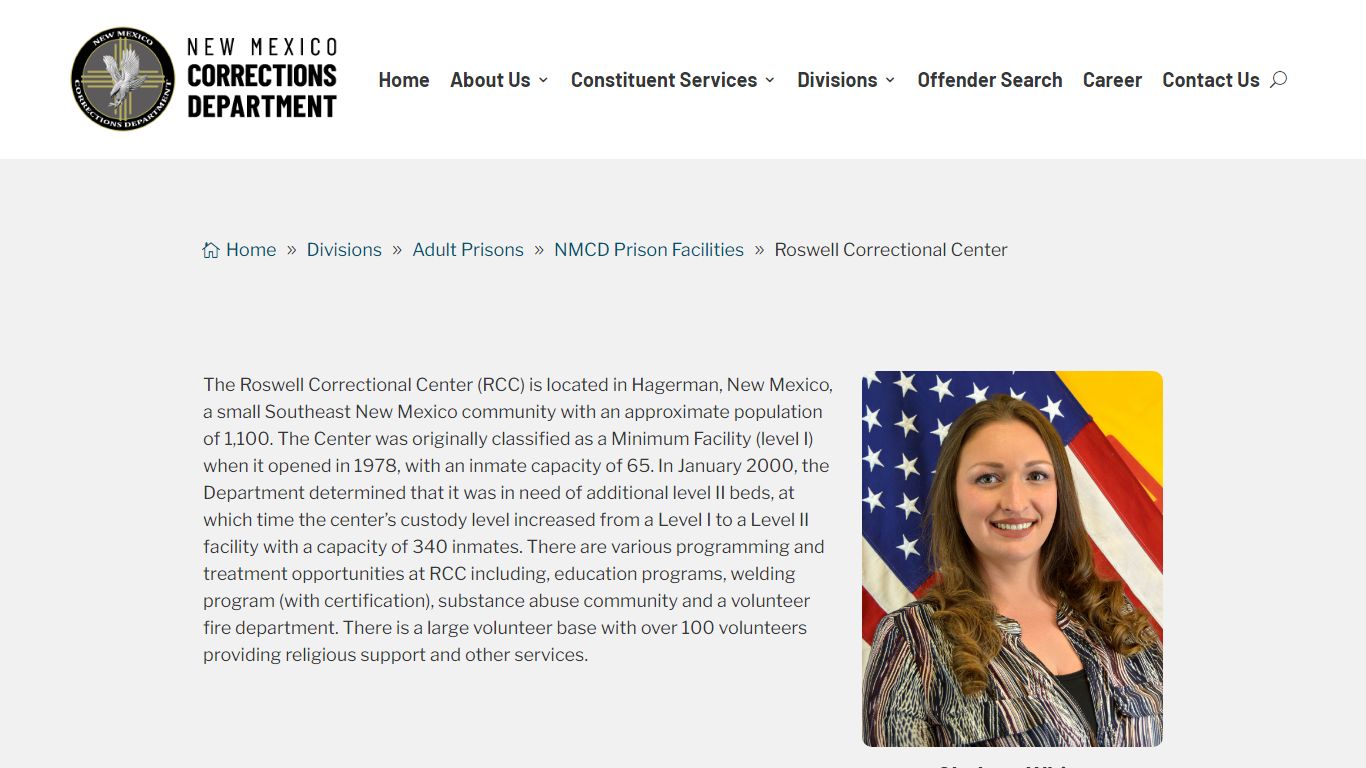 Roswell Correctional Center | NM Corrections Department